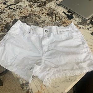White Aerie shorts